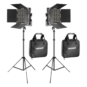 NEEWER 2 Piezas Bi-Color 660 LED de Luz de Vídeo